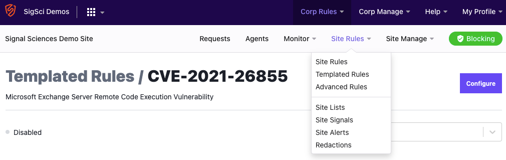 New templated rule for Microsoft Exchange systems vulnerability