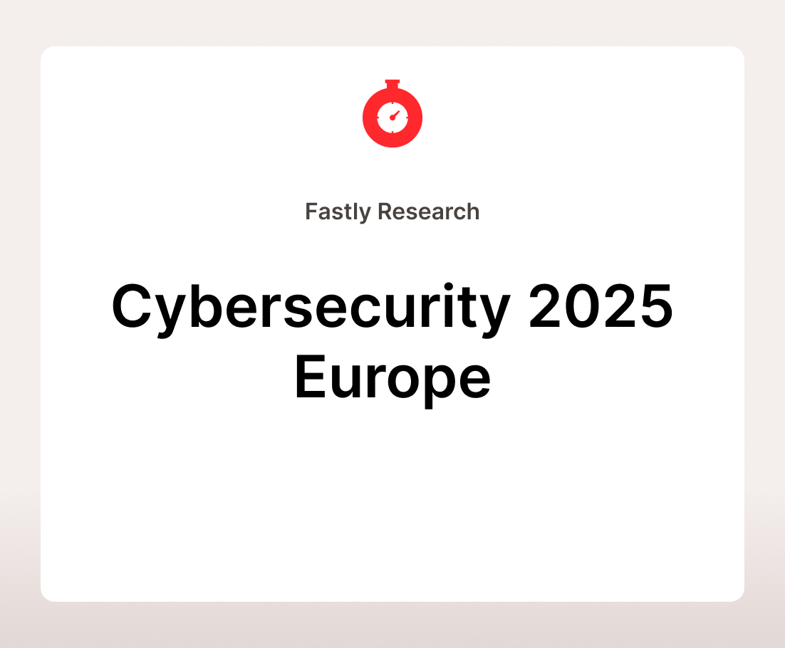 Fastly Security Research Report - Europe