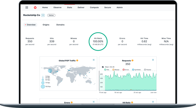 laptop with fastly app