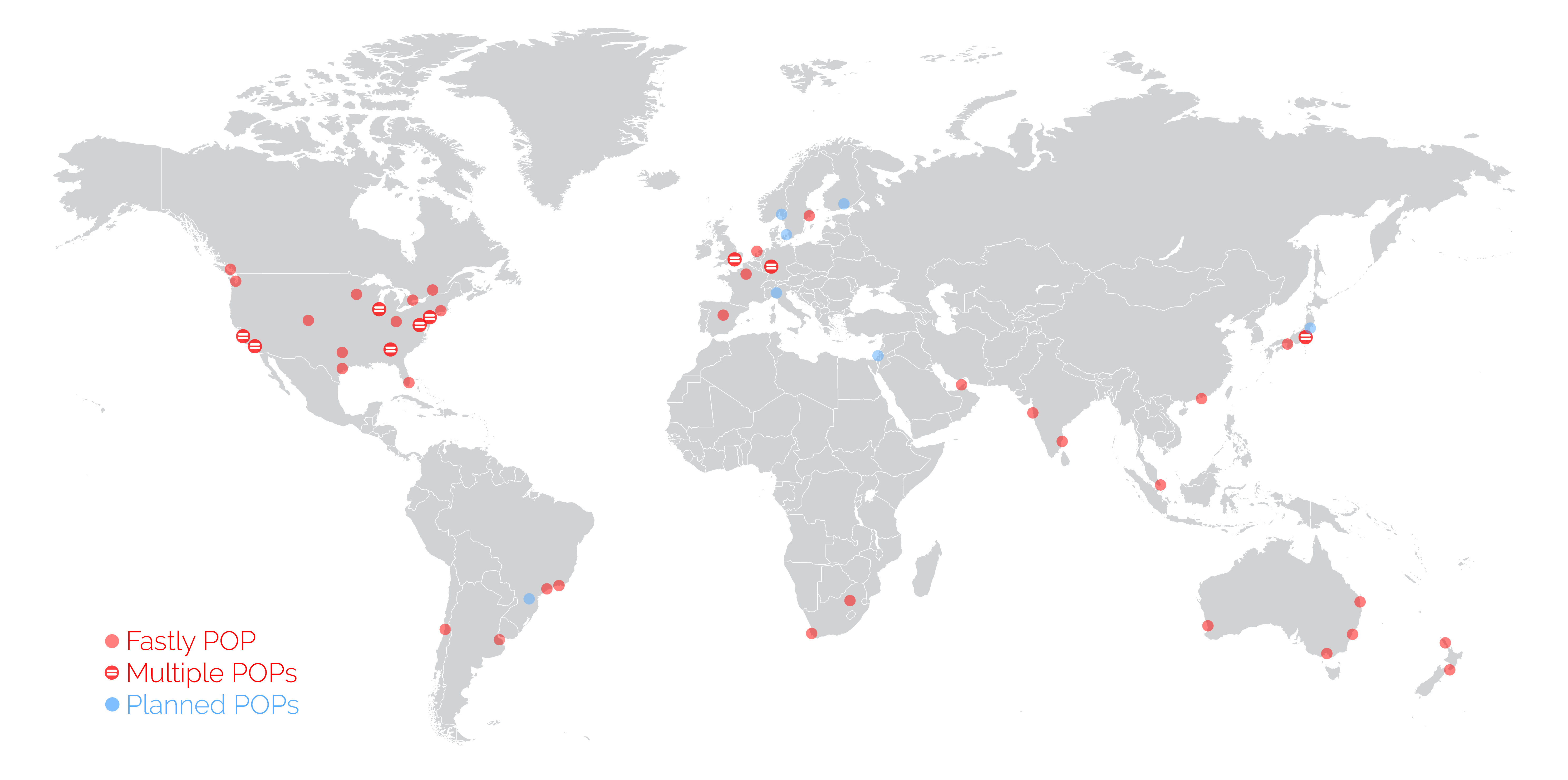 Q2 2018 network map