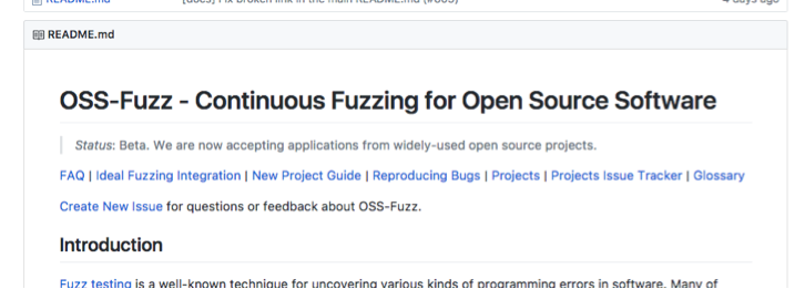 oss-fuzz integration framework