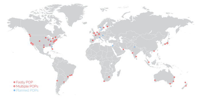 Fastly network map