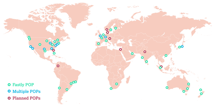 Fastly network map