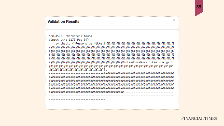 non-ASCII-results