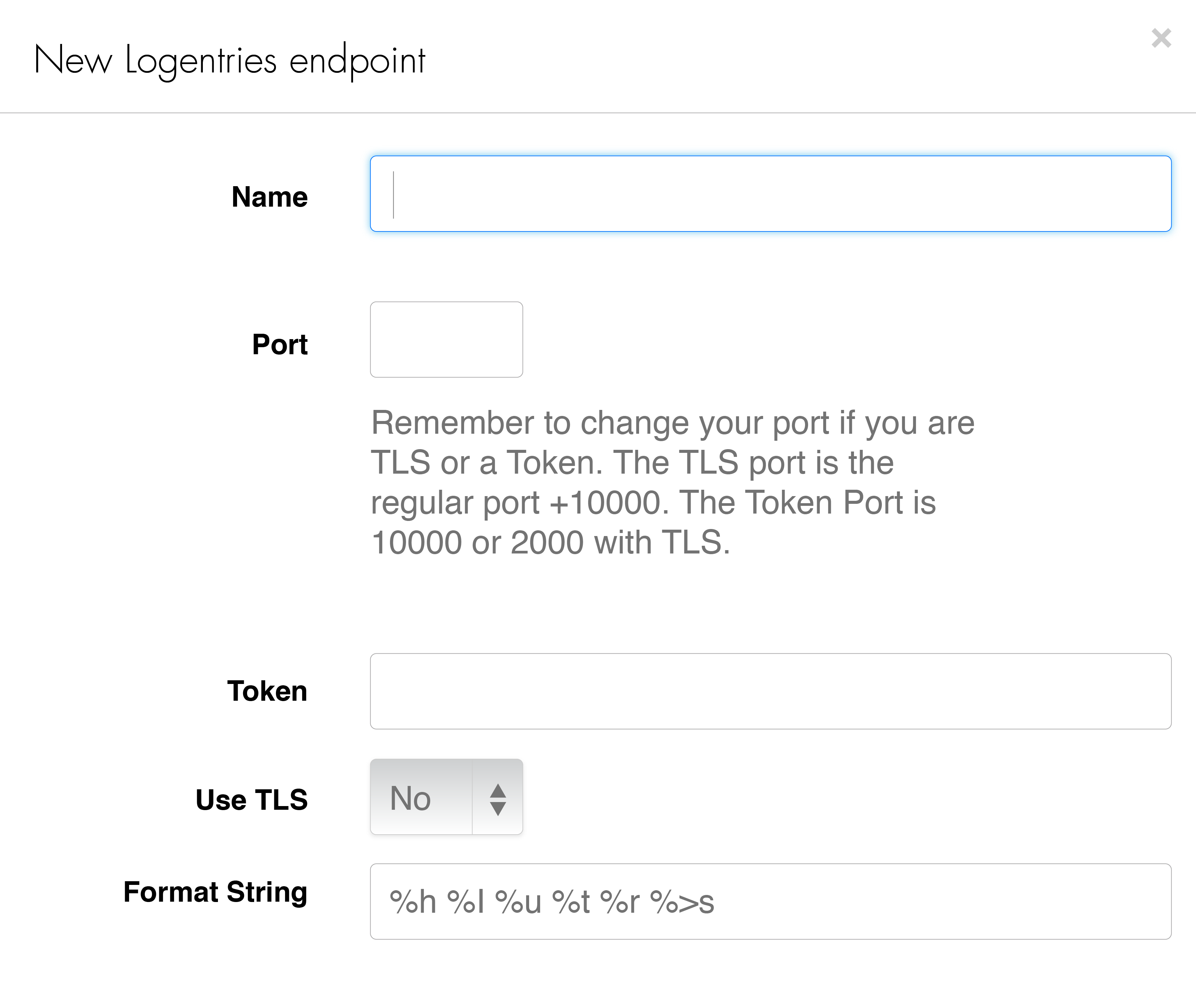 logentries-enpoint