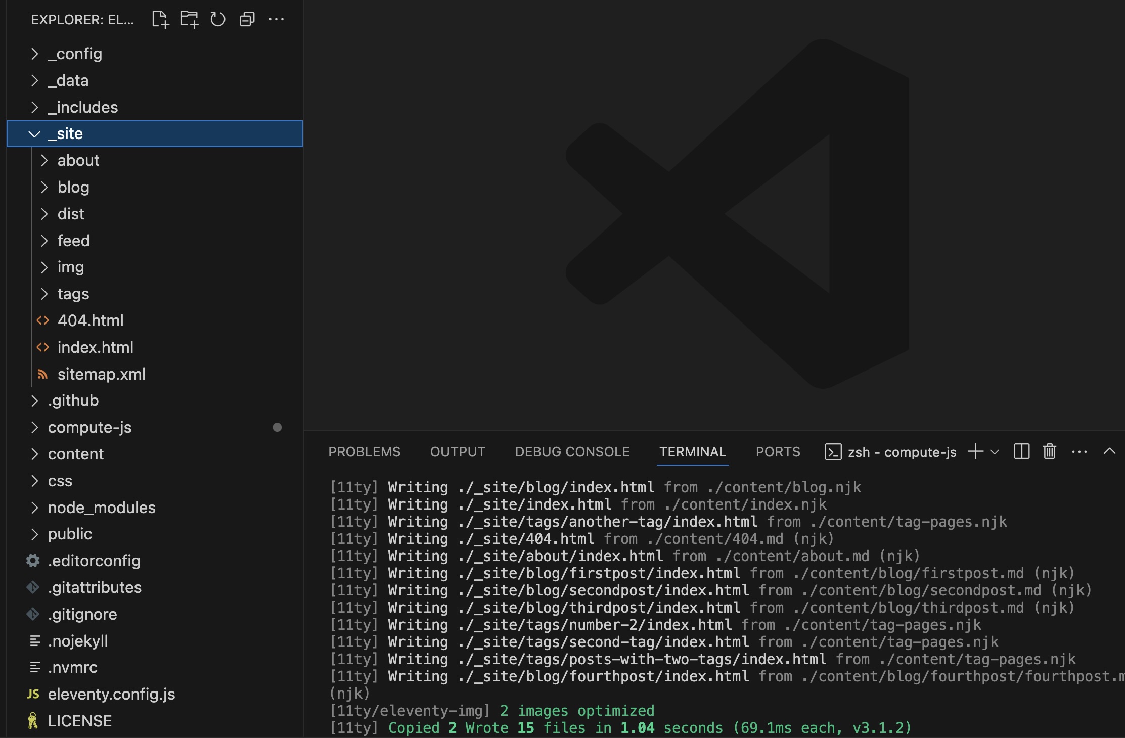 Website built
